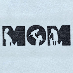 Mom Love Forever Silhouette