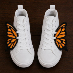 Monarch Butterfly ITH Shoe Wing