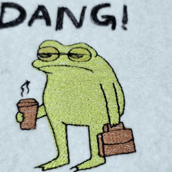 Monday Blues Frog Quote