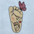 Mother And Baby Footprint Portrait