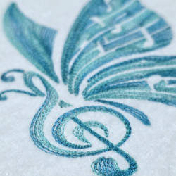 Music Butterfly Treble Clef