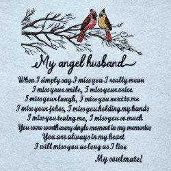 My Angel Husband Poem