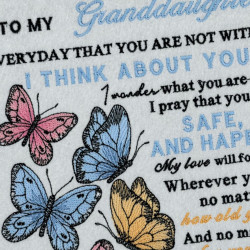 Nana Love Granddaughter Butterfly Poem