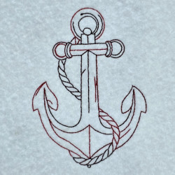 Nautical Anchor Line Art