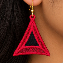 Nested Triangle FSL Earring