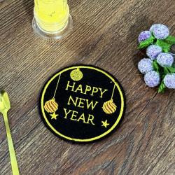 New Year Decor ITH Coaster