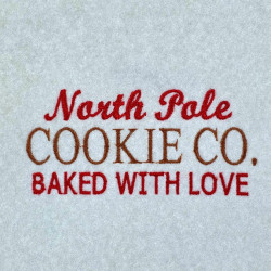 North Pole Cookies Christmas Quote