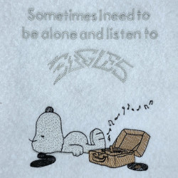 Nosey Dog Alone With Music Quote