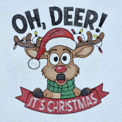 Oh Deer Its Christmas Quote