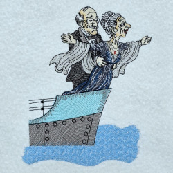 Old Couple Titanic Pose