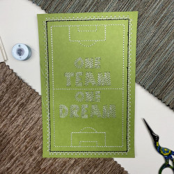 One Team One Dream Sports Cardstock
