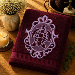 Ornate Turtle Embossed