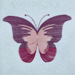 Pastel Blue Blending Butterfly