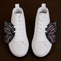Patriotic Butterfly Shoe Wing