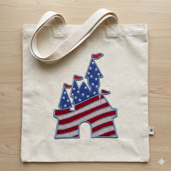 Patriotic Castle Applique
