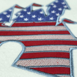 Patriotic Castle Applique