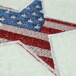 Patriotic Star Applique