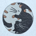 Yin Yang Cats Design