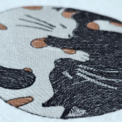 Yin Yang Cats Design