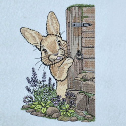 Peeking Garden Rabbit