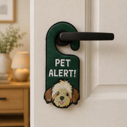 Pet Alert Dog ITH Door Hanger