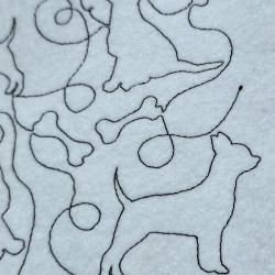 Pet Dog Quilting Pattern