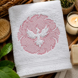 Phoenix Fireburst Emblem Embossed