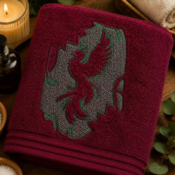 Phoenix Flame Embossed