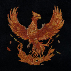Phoenix With Flame Feathers