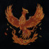 Phoenix With Flame Feathers