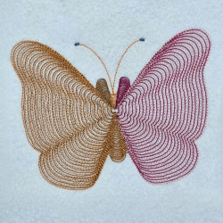 Pink Purple Blending Butterfly
