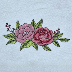 Pink Roses Cluster
