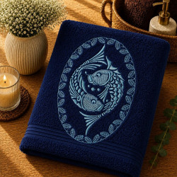 Pisces Framed Embossed