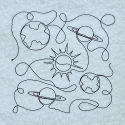 Planets Quilting Pattern
