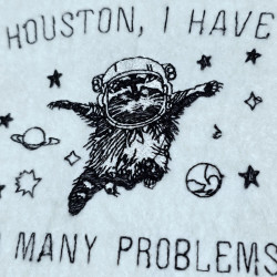 Problematic Astronaut Raccoon Quote