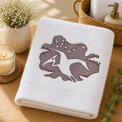 Pterodactyl Dinosaur Embossed