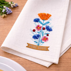 Pure Love Floral Bouquet Fringe Design