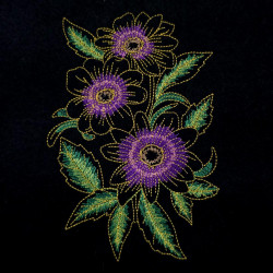 Purple Floral Elegance