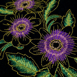 Purple Floral Elegance