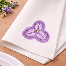 Purple Fringe Lily Flower