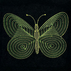 Purple Gold Blending Butterfly