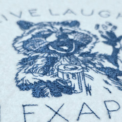 Raccoon Live Laugh Lexapro Quote