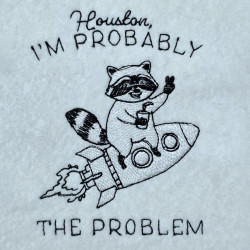 Raccoon Rocket Humor Quote