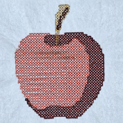 Red Apple Pixel Art