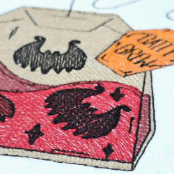 Red Batty Brew Halloween Tea Bag