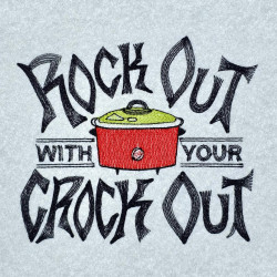 Rock Out Funny Cooker Pun