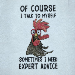 Roosters Expert Advice Funny Quote