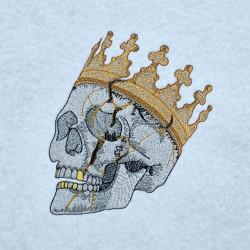 Royal Skull Crown Design