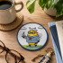 Sailor Bee with Sailboat ITH Coaster