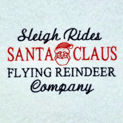 Santa Claus Flying Reindeer Company Quote